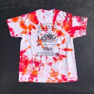 Tie Dye Harley Davidson Shirt